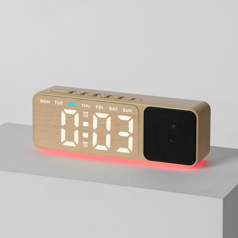 Digital LED alarm clock with multicolor lighting Kalsten