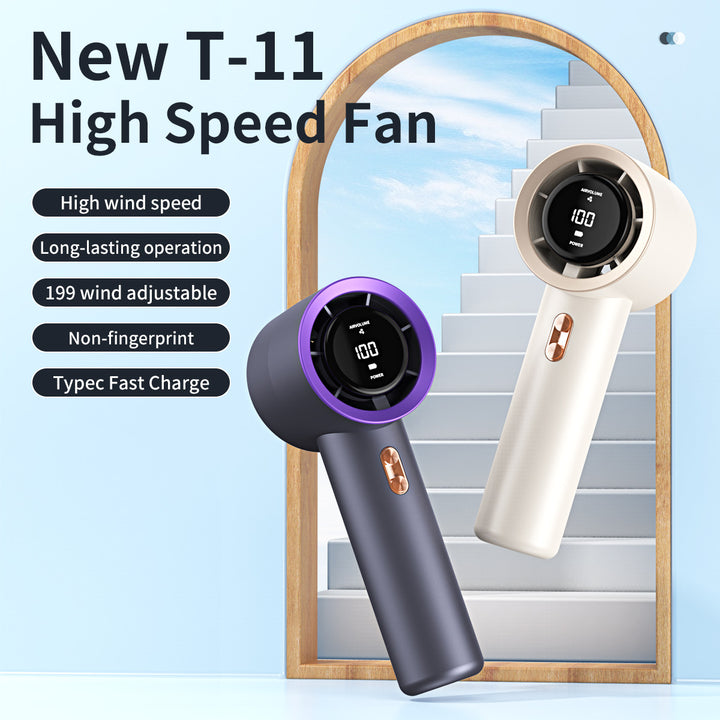 Unisex Portable High-Speed USB Rechargeable Fan Kalsten