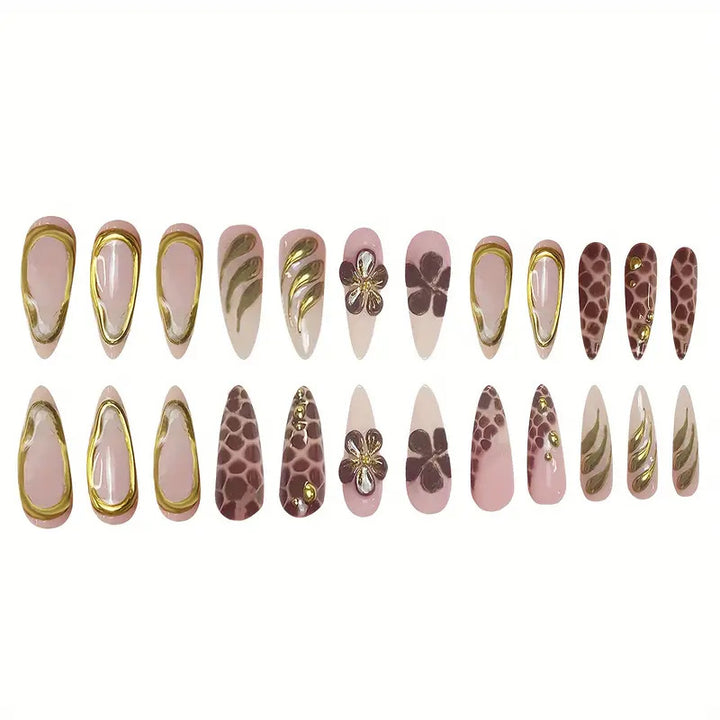 Decorative Resin Press-On Nail Art Set Kalsten