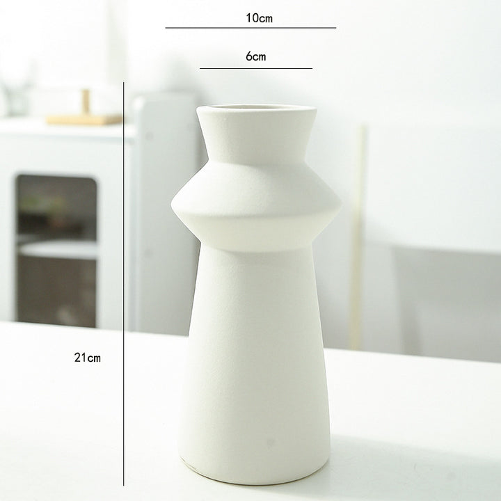 Artistic Geometric Ceramic Vase Kalsten