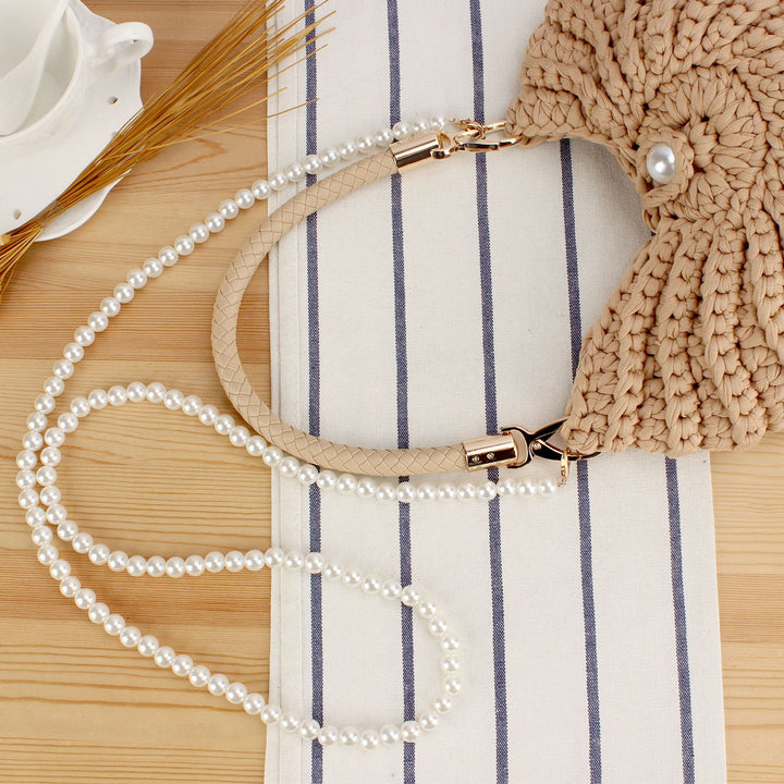 Evening bag with pearl decorated handle Kalsten