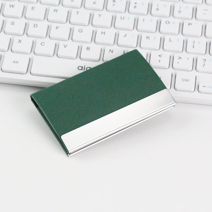 Elegant Textured Business Card Holder