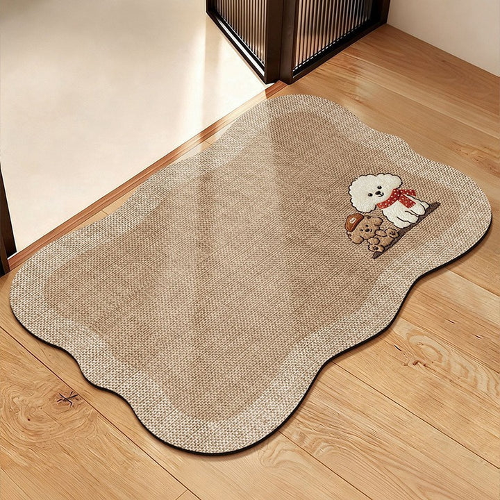 Decorative Pet-Themed Area Mat Kalsten