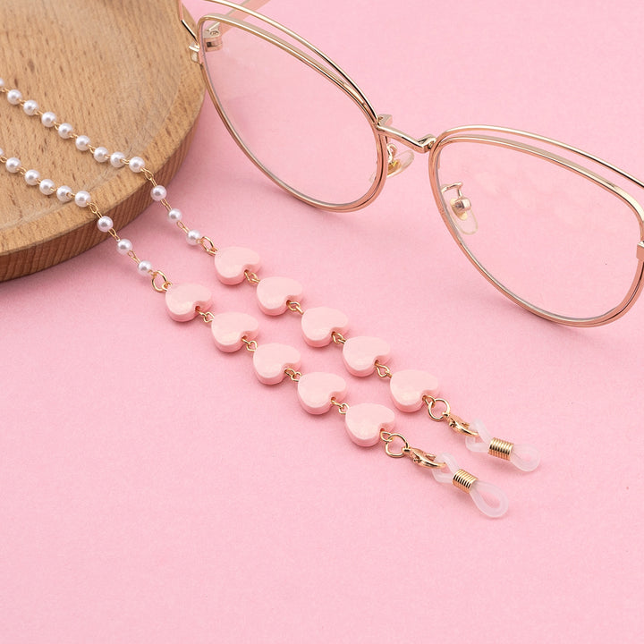 Decorative Heart-Shaped Eyewear Chain Kalsten