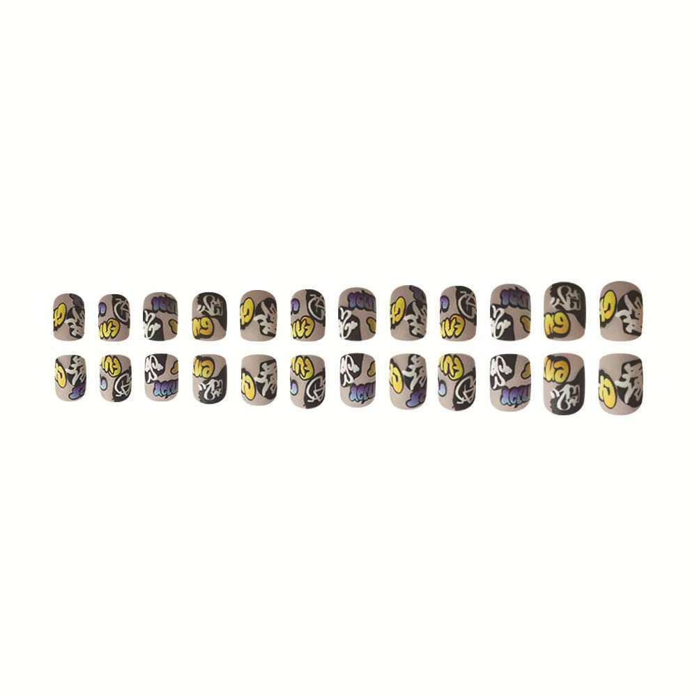 Creative Nail Art Set with Graffiti Designs Kalsten