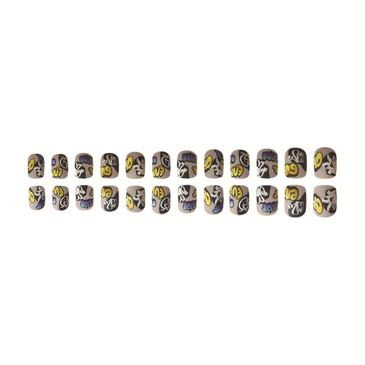 Creative Nail Art Set with Graffiti Designs Kalsten