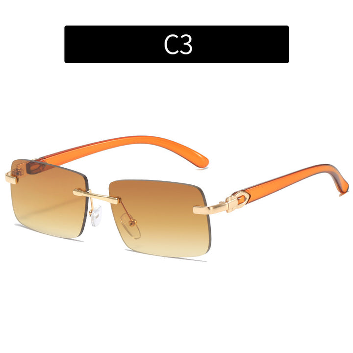 Sleek Geometric Square Frame Sunglasses