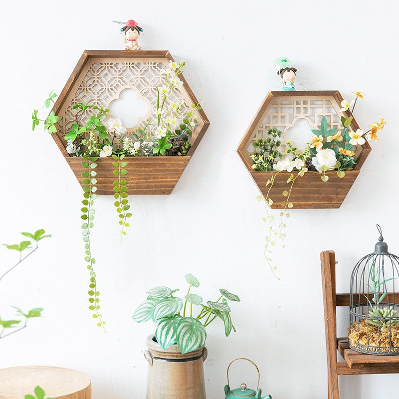Wall decoration with glass holder Kalsten