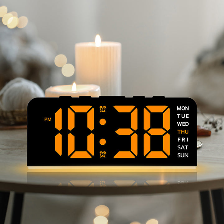 Digital LED alarm clock with color change Kalsten