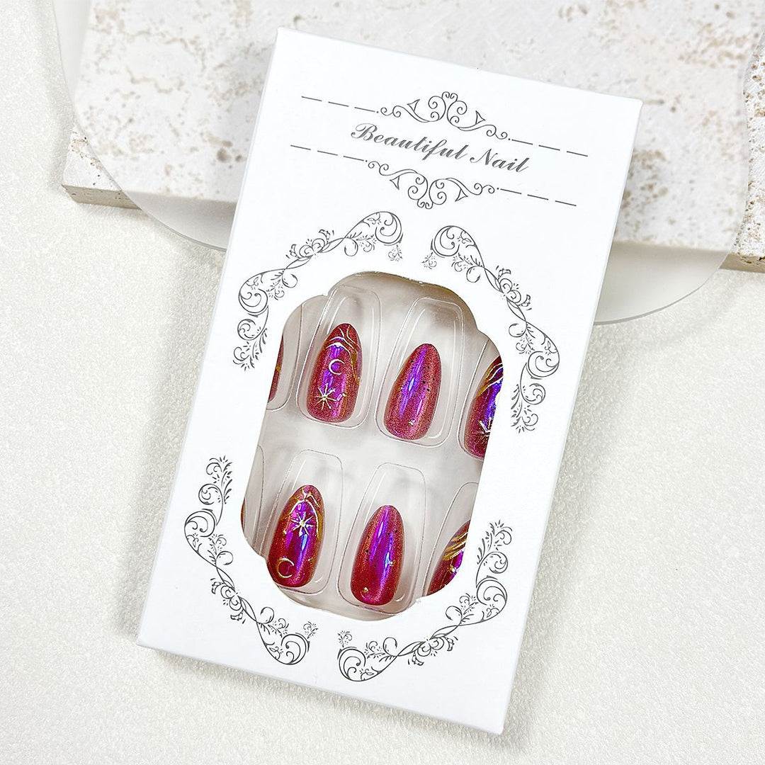 Celestial Themed Press-On Nail Set Kalsten