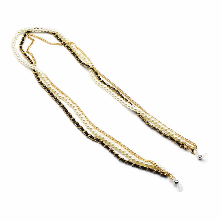 Elegant Multi-Strand Beaded Eyewear Chain Kalsten