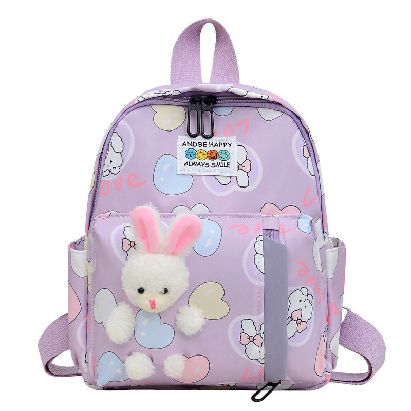 Cute Plush Bunny-Themed Mini Backpack Kalsten