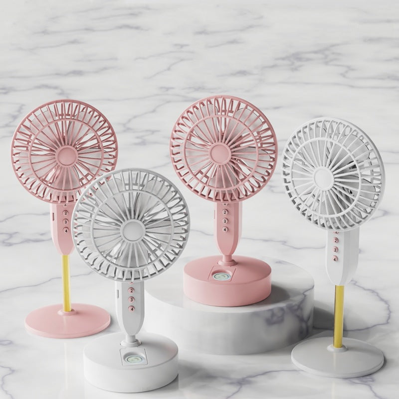 Women Portable Mini Fan with Flexible Stand Base Kalsten