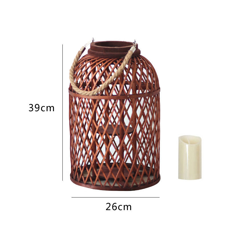 Decorative lantern made of braided material Kalsten
