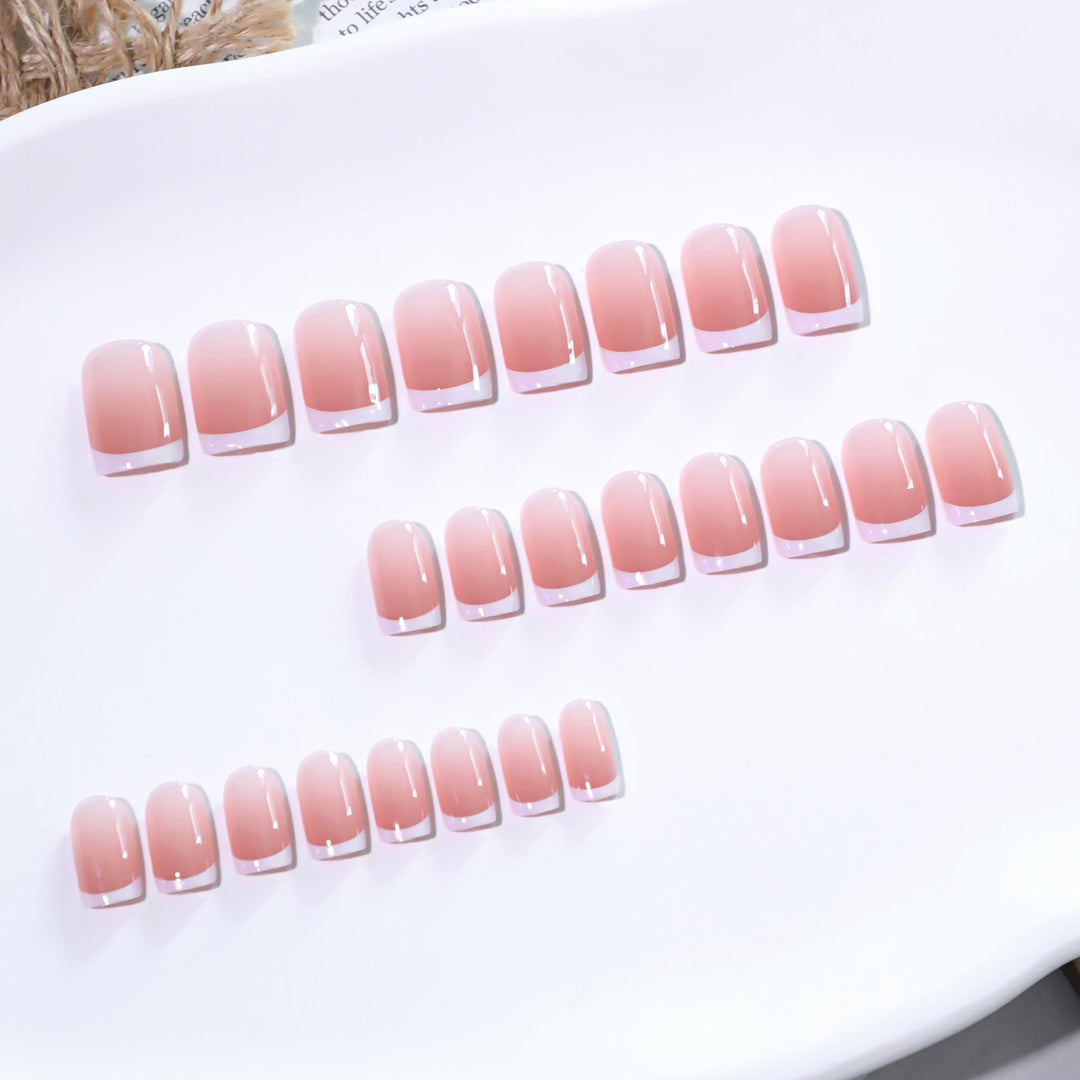 Elegant French Manicure Nail Art Kalsten