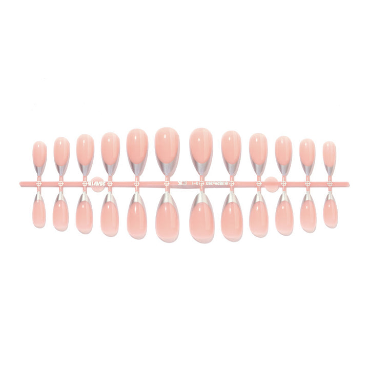 Acrylic Nail Set with Modern French Tip Design Kalsten