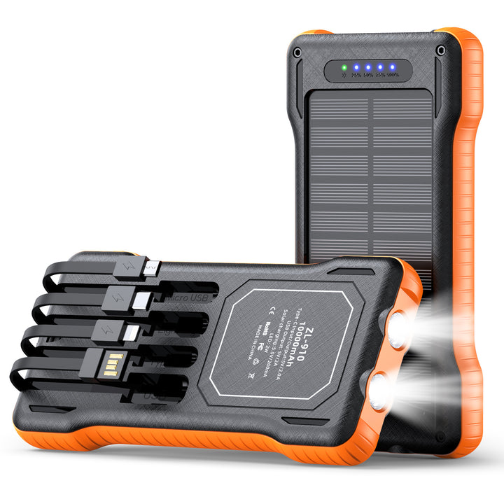 Solar Powerbank with Integrated LED Light Kalsten