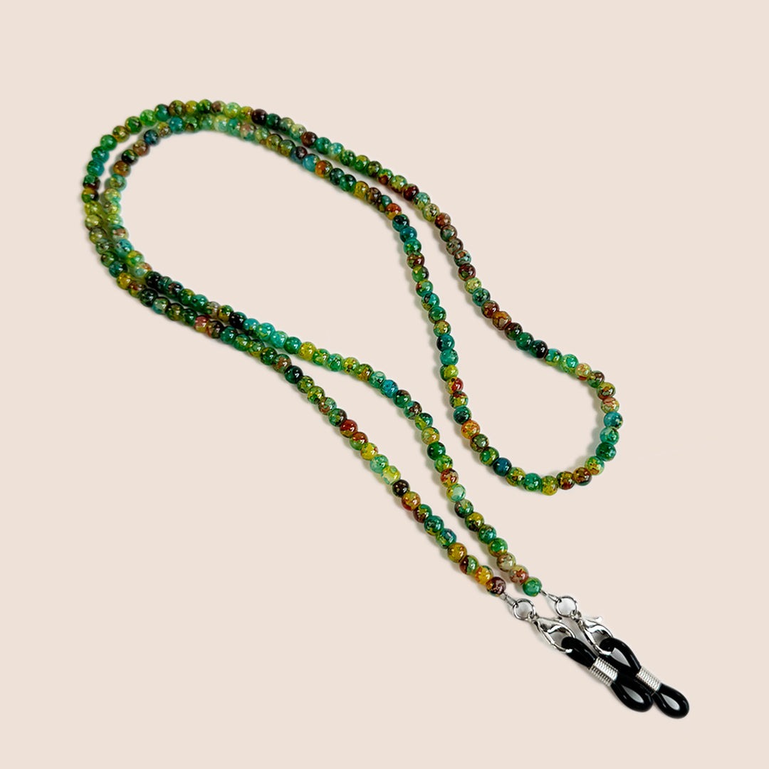 Natural Amethyst Beaded Eyewear Chain Kalsten