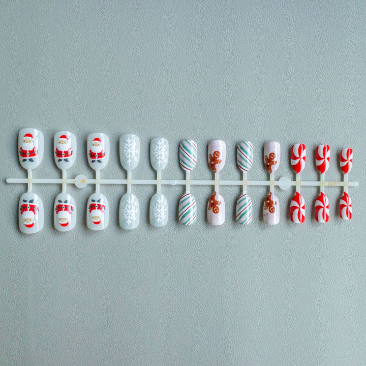 Festive Gingerbread Nail Art Set