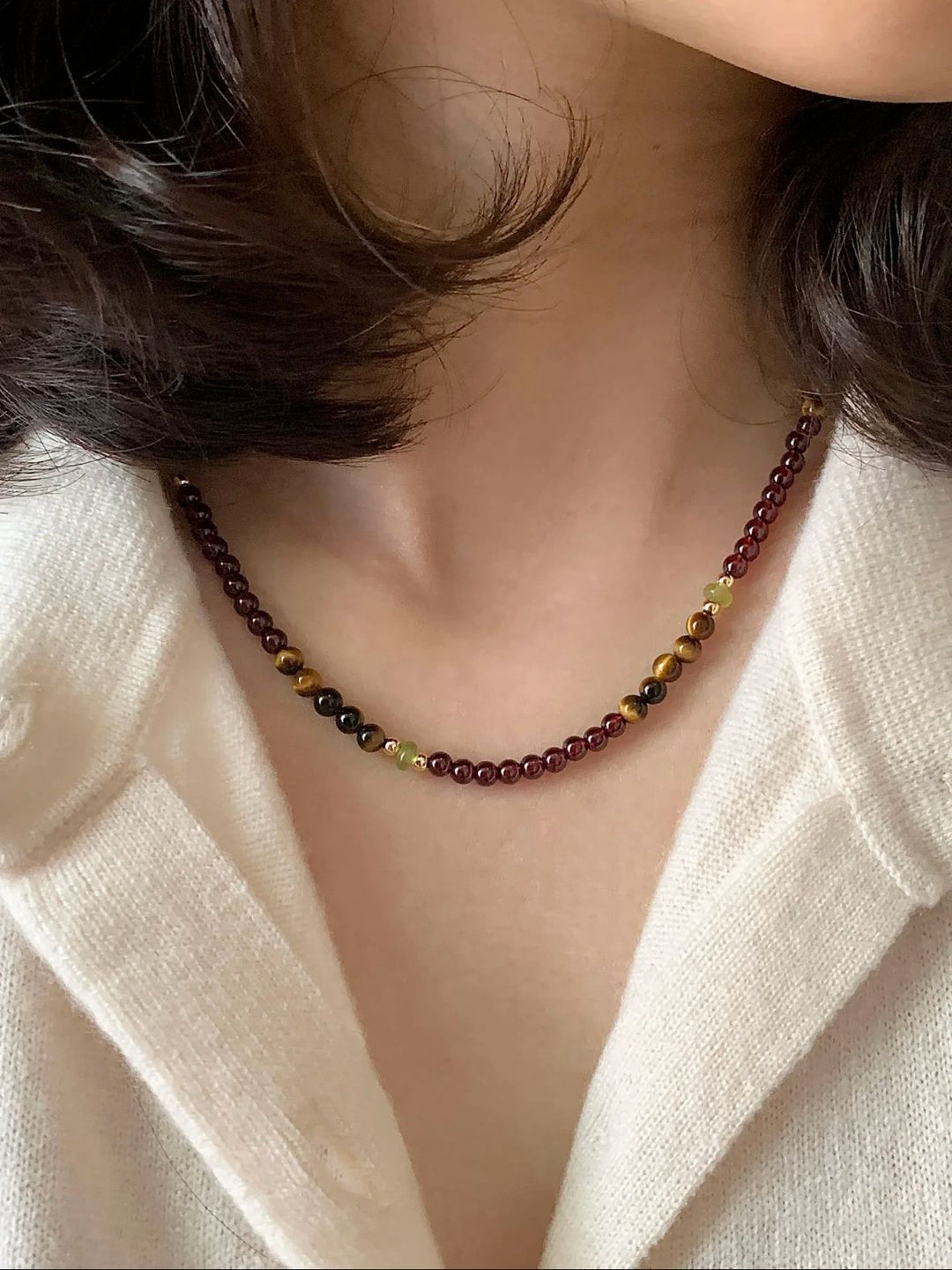 Natural Beaded Necklace Kalsten