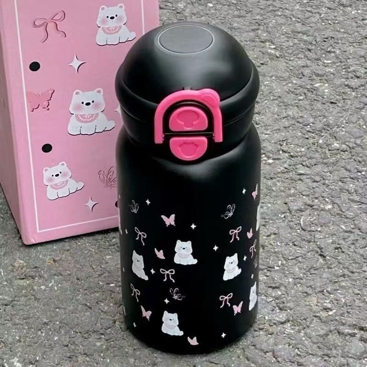 Ladies insulated drinking bottle with sweet Kalsten design
