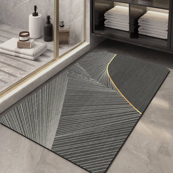 Geometric Abstract Bath Mat Kalsten