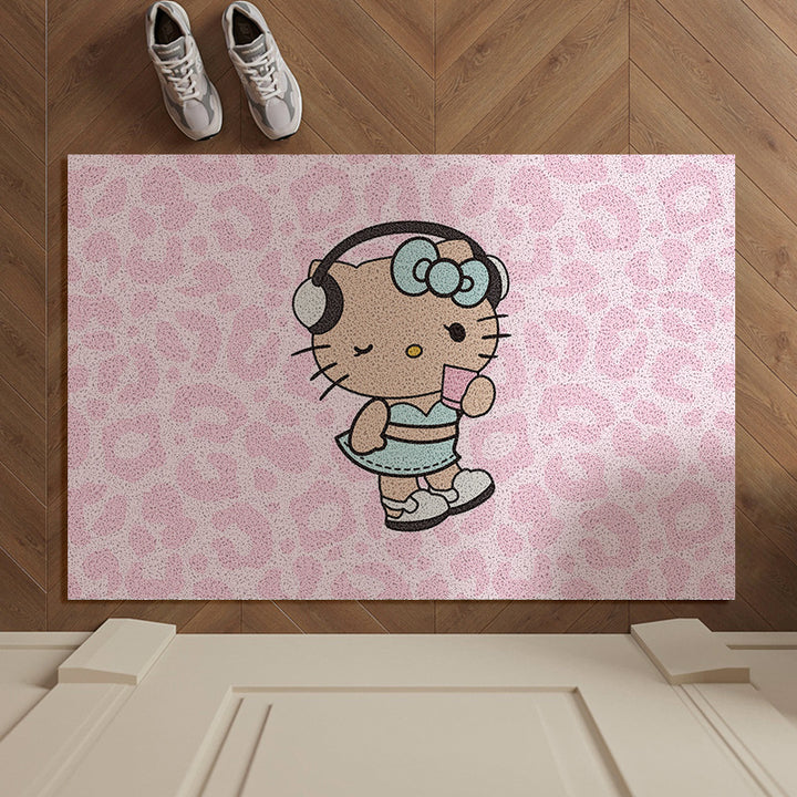 Cartoon-Themed Entryway Mat