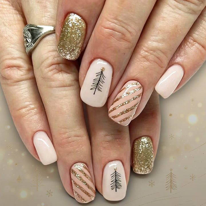 Festive Nail Art Design Kalsten