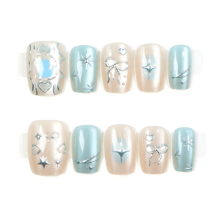 Artistic Themed Press-On Nail Art Set Kalsten