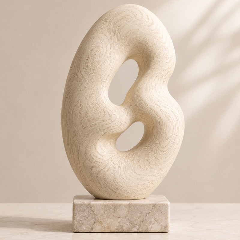 Abstract Decorative Stone Sculpture