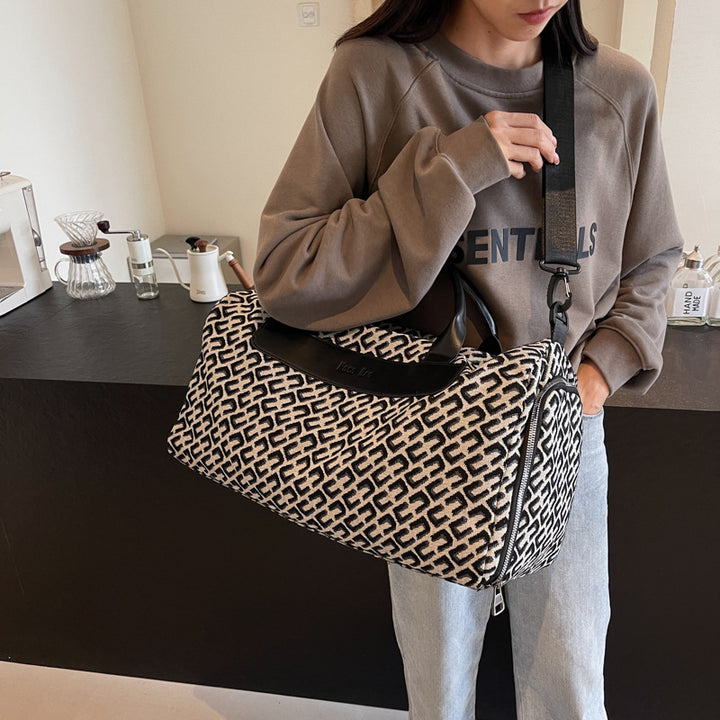 Elegant Patterned Travel Duffle Kalsten