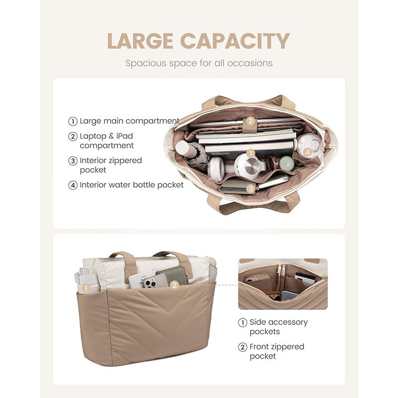 Multifunctional everyday bag with detachable cosmetic bag Kalsten