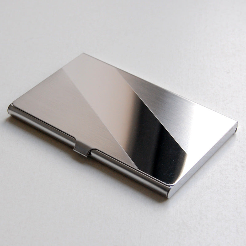 Elegant Stainless Steel Business Card Case