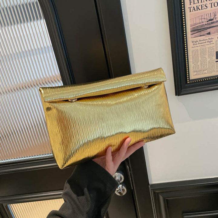WoGlossy Textured Clutch Purse Kalsten