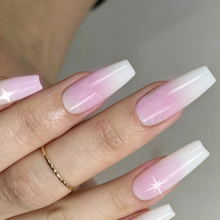Artificial nails with elegant ombre effect Kalsten