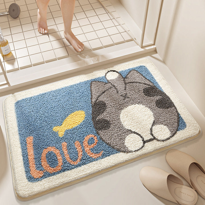 Pet-Themed Bath Mat