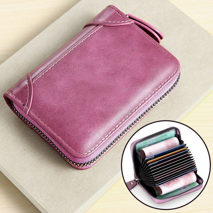 Premium Leather Zippered Wallet Kalsten