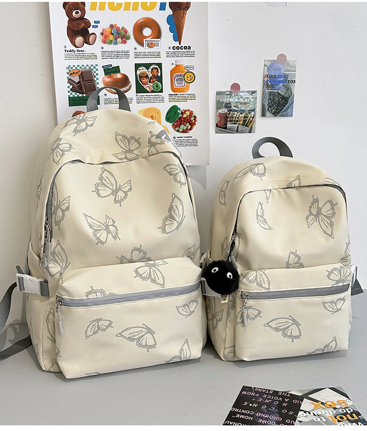 Stylish Butterfly Patterned Backpack
