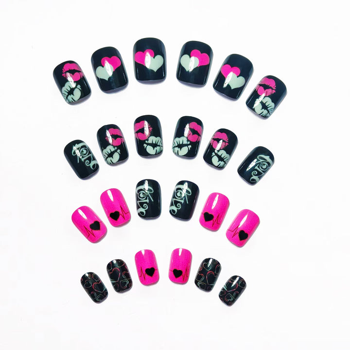 Creative Love-Themed Nail Art Kalsten