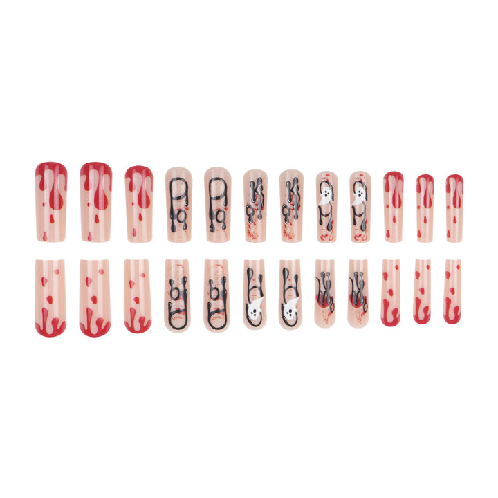 Artistic Halloween-Themed Press-On Nails Kalsten