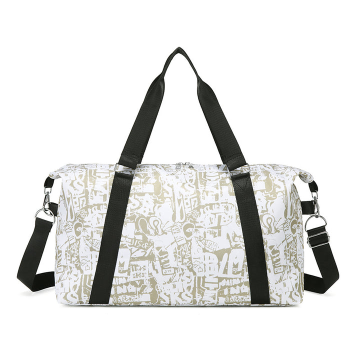 Graphic Patterned Sports Duffel Bag Kalsten