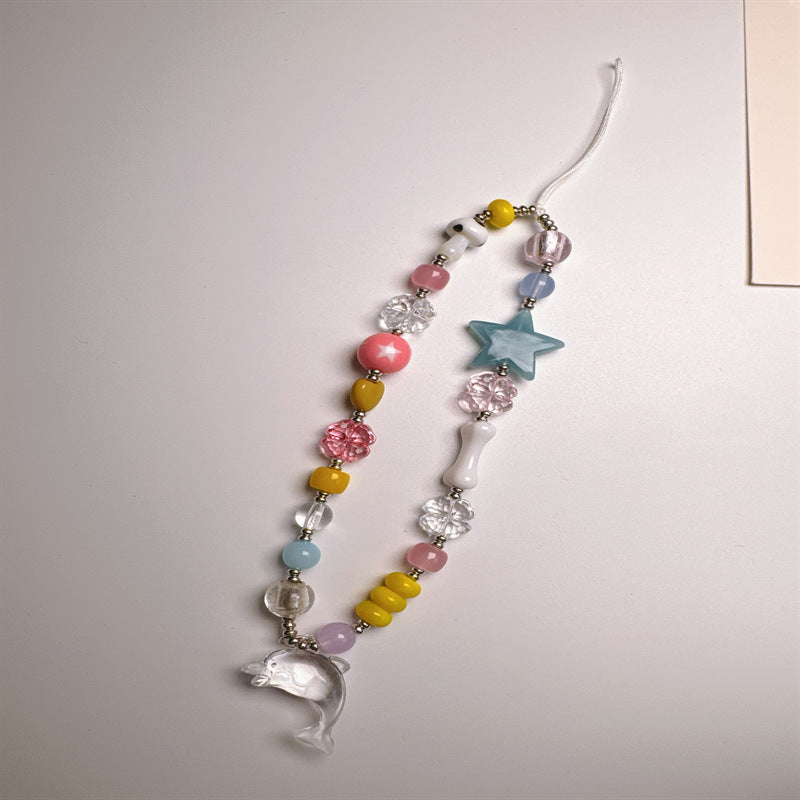 Whimsical Bead Charm Necklace Kalsten