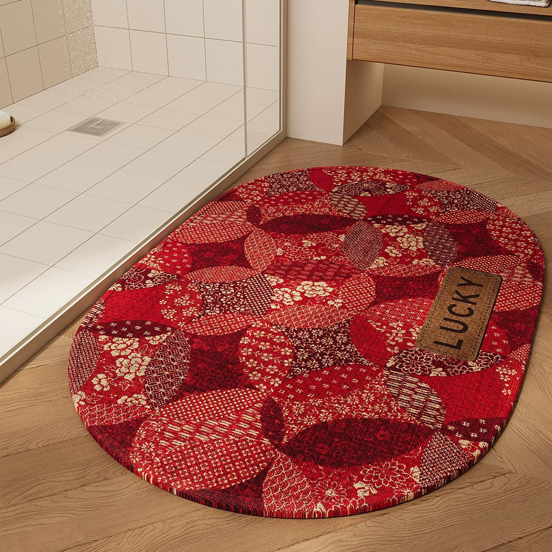 Decorative Lucky-Themed Area Rug