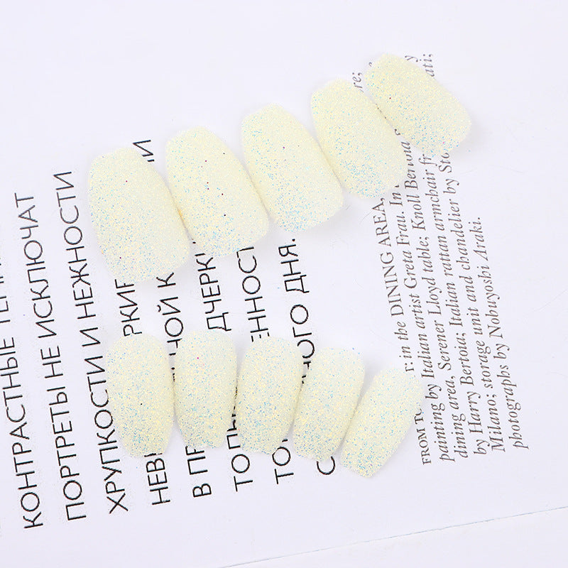 Glittering artificial nails in modern design Kalsten