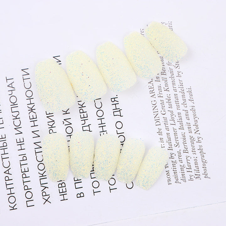 Glittering artificial nails in modern design Kalsten