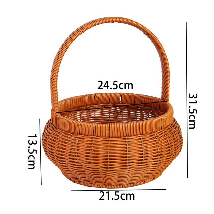 Handcrafted Woven Picnic Basket Kalsten