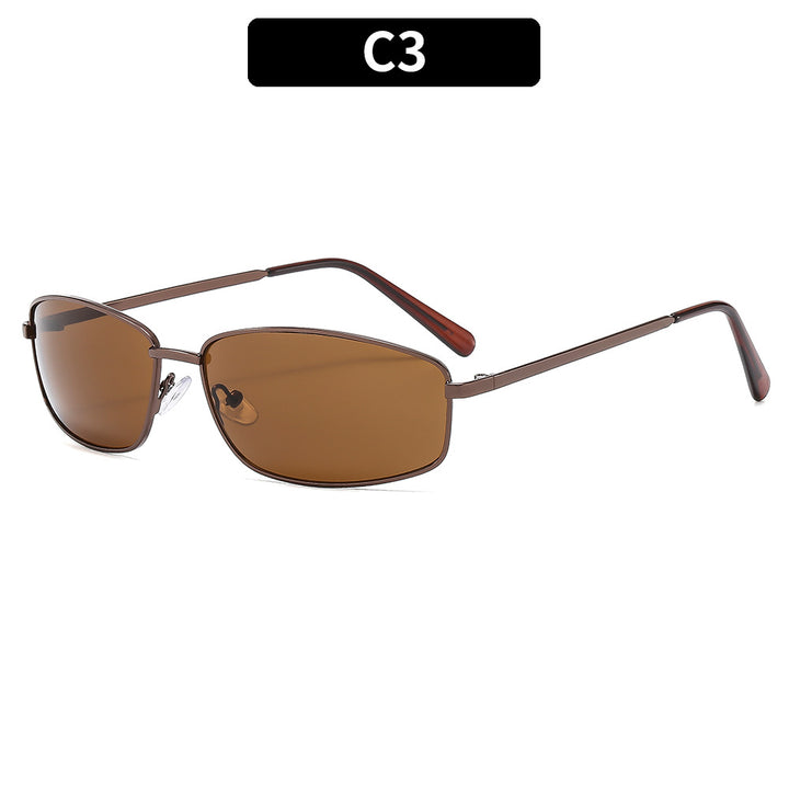 Stylish Rectangular Frame Sunglasses
