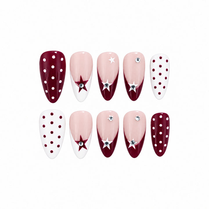 Decorative Press-On Nail Art Set