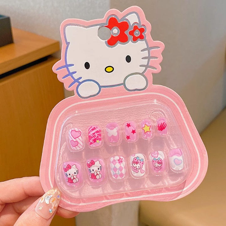 Artificial nails with sweet animal design Kalsten