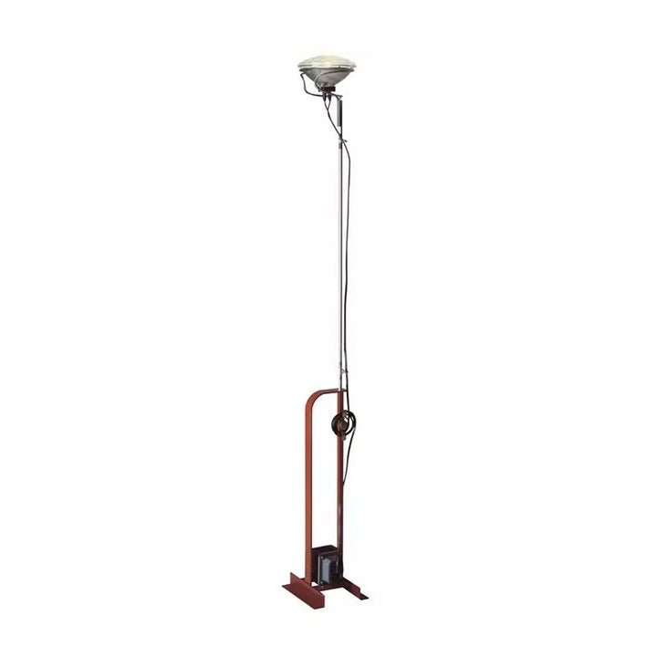 Industrial Floor Lamp with Adjustable Height
